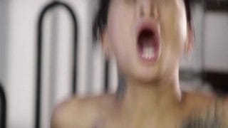 Flirtatious Minx Stripper Captivates With Her Ass